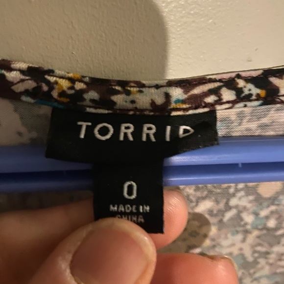 Torrid Multicolor Floral fall dress - Picture 2 of 2